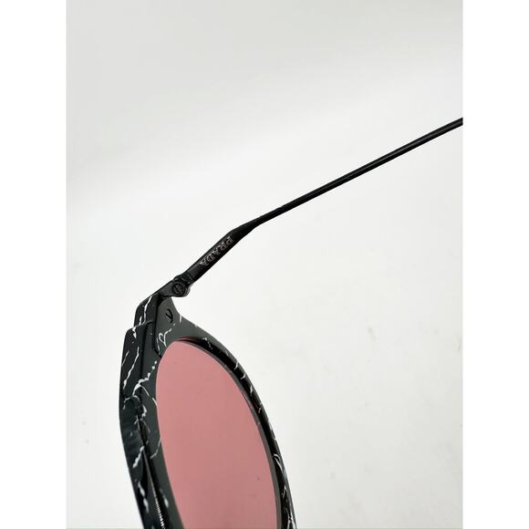 Prada SPR05Y Black Marble Pink Lens‎ Oval 50mm Sunglasses main image 6